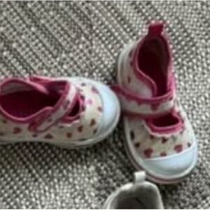 Pink Heart Kids Shoes